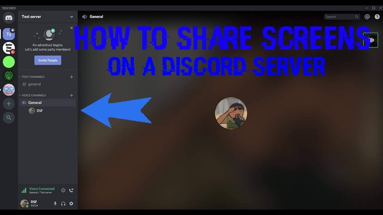 how to enable screen share on Discord Server