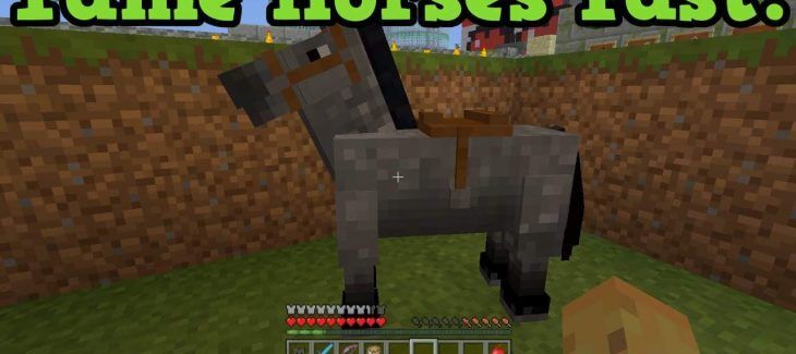 how to tame a horse in Minecraft