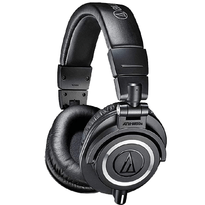 Audio-Technica ATH-M50X Professional Studio Monitor Headphones 