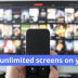 How to get unlimited screens on youtube TV?
